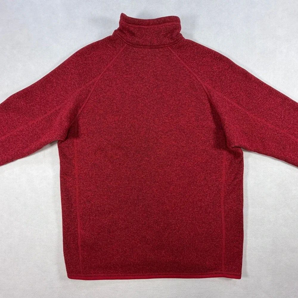 Patagonia Better Sweater 1/4 Zip Fleece Pullover Mens Medium Red Heather